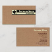 エッジラベル – 段ボールボックス 名刺 (正面/裏面)