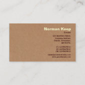 エッジラベル – 段ボールボックス 名刺 (裏面)