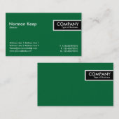 エッジラベル – 緑(006633) 名刺 (正面/裏面)