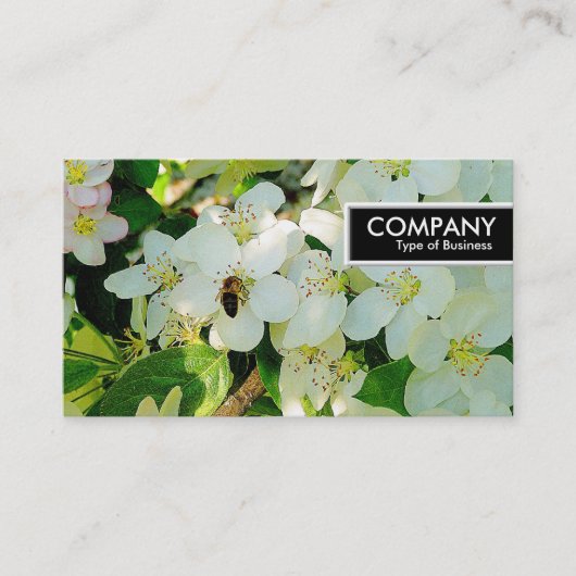 エッジラベル – 蜂蜜を作る 名刺 (正面)