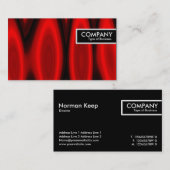 エッジラベル – 赤い炎 名刺 (正面/裏面)