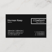 エッジラベル – 赤い炎 名刺 (裏面)