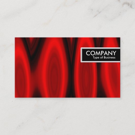 エッジラベル – 赤い炎 名刺 (正面)