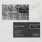 エッジラベル – 足場 名刺 (正面/裏面)