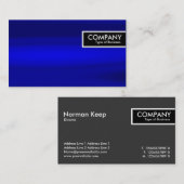 エッジラベル – 青銀河系 名刺 (正面/裏面)