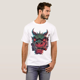 エッジーなアーバンファンタジーキャラクター グラフィック Tシャツ