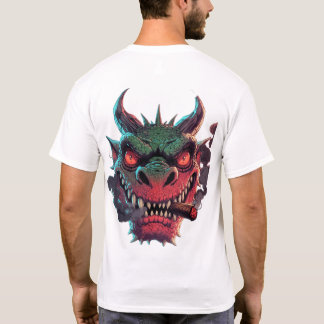 エッジーなアーバンファンタジーキャラクター グラフィック Tシャツ