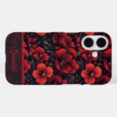 エッジーな女子へのギフト ローズ 名前 Case-Mate iPhoneケース (裏面 (横))