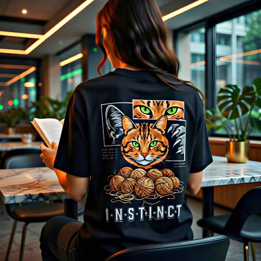 エッジーな本能 猫好き ストリートウェア ギフト Tシャツ