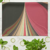 エッジーアース万華鏡のように千変万化するパターンアートプリント キッチンタオル (折り畳み)