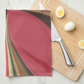 エッジーアース万華鏡のように千変万化するパターンアートプリント キッチンタオル (四つ折り)