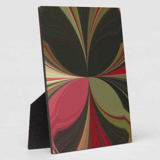 エッジーアース万華鏡のように千変万化するパターンアートプリント フォトプラーク (側面)