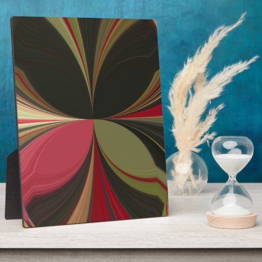 エッジーアース万華鏡のように千変万化するパターンアートプリント フォトプラーク (側面)