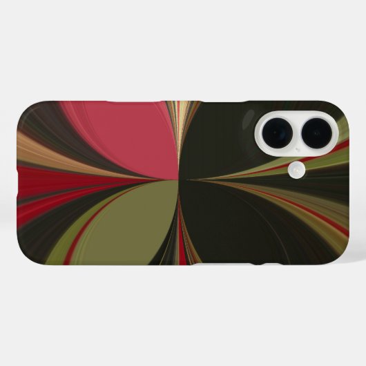 エッジーアース万華鏡のように千変万化するパターンアートプリント Case-Mate iPhoneケース (裏面 (横))