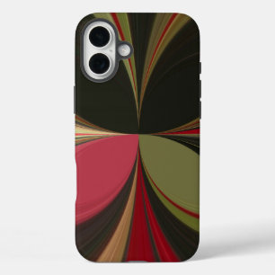 エッジーアース万華鏡のように千変万化するパターンアートプリント iPhone 16 PLUSケース
