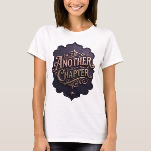 エッジーゴールドのANOTHER CHAPTER オリジナルデザイン Tシャツ (正面)