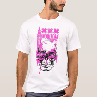 エッジー ストリートウェア スカル グラフィックTシャツ | 大胆な都会的スタイル Tシャツ