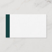 エッジ三角形 – 濃い緑 名刺 (裏面)