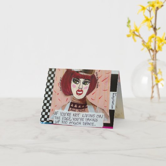 エッジ上のノテカードライフ カード (黄色い花)