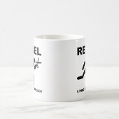 エッジ上の反逆者 楽しいマグカップ コーヒーマグカップ (中央)