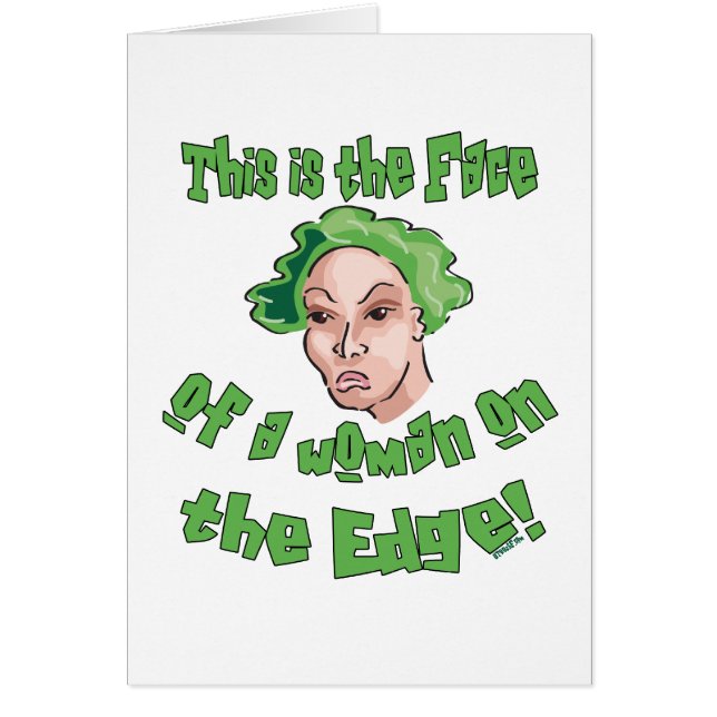 エッジ上の女性 (正面)