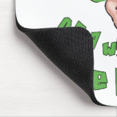 エッジ上の女性 マウスパッド (コーナー)