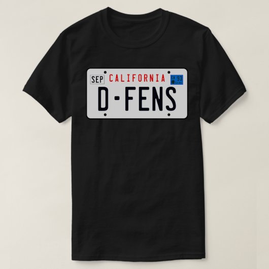 エッジ上のDFensマン Tシャツ (デザイン正面)