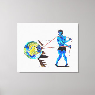 エッジ上 キャンバスプリント