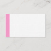 エッジ – ピンク 名刺 (裏面)
