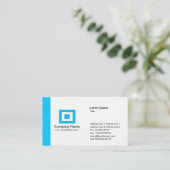 エッジ – ライトブルー 名刺 (スタンド正面)