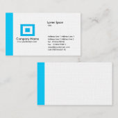 エッジ – ライトブルー 名刺 (正面/裏面)