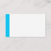 エッジ（ロゴ） – スカイブルー 名刺 (裏面)