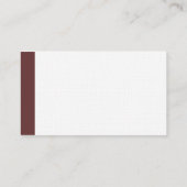 エッジ（ロゴ） – ブラウン 名刺 (裏面)