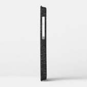 エッスタイリッシュチングモダンブラックペイズリーフローラルパターン Case-Mate iPhoneケース (裏面 / 左)