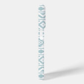 エッセアステカスPtn IIIアヒル卵ブルーの上に白 Case-Mate iPhoneケース (裏面 / 右)