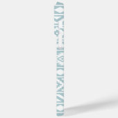 エッセアステカスPtn IIIホワイトオンダックエッグブルー Case-Mate iPhoneケース (裏面 / 左)