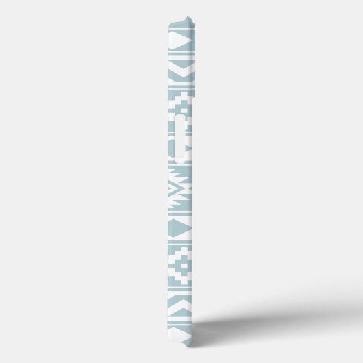 エッセアステカスPTN IIIbダックエッグブルー&ホワイト Case-Mate iPhoneケース (裏面 / 右)