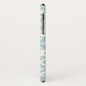 エッセアステカスPTN IIIbダックエッグブルー&ホワイト Case-Mate iPhoneケース (裏面/左)