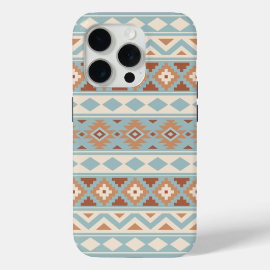 エッセアステカスPTN IIIbブルークリームテラコタス Case-Mate iPhoneケース (裏面)