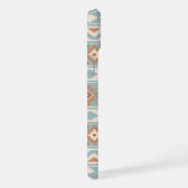 エッセアステカスPTN IIIbブルークリームテラコタス iPhoneケース (右側面)