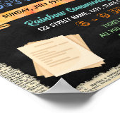 エッセイコンテストイベントテンプレート ポスター (角)