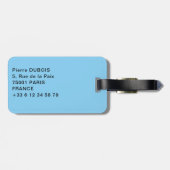 エッセイラ語 – モロッコ ラゲッジタグ (裏面横)