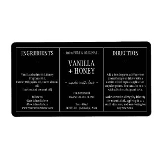 エッセンシャルオイル コスメボトル ラッピング ラベル