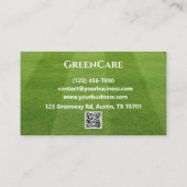 エッセンシャルグリーン気にローン 名刺 (裏面)