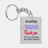 エッセンシャルヒーローサンキューキーチェーン キーホルダー (正面左)