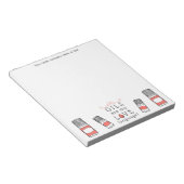 エッセンシャル油は私の愛の言語コーラルピーチ ノートパッド (アングル)