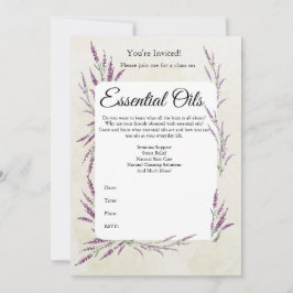 エッセンシャル油クラス招待状 招待状