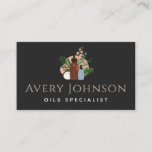 エッセンシャル油スペシャリストボトル&植物Boho