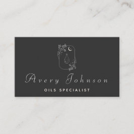 エッセンシャル油スペシャリスト神秘描ボトル 名刺