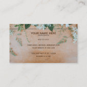 エッセンシャル油スローガン名刺 名刺 (裏面)